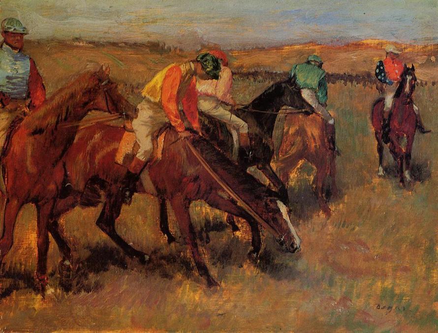 Edgar Degas Before the Race